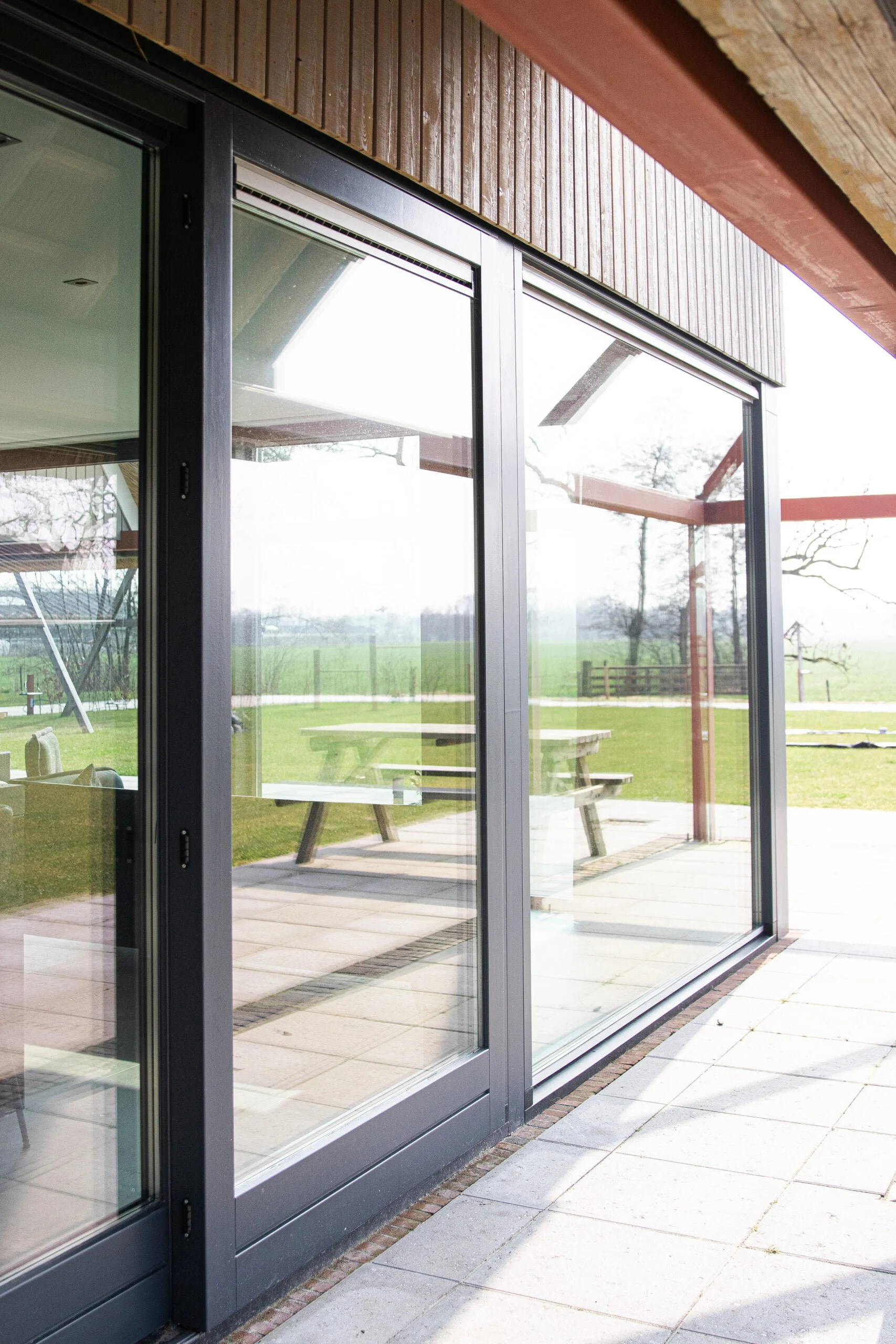 4-delige hefschuifpui | hout