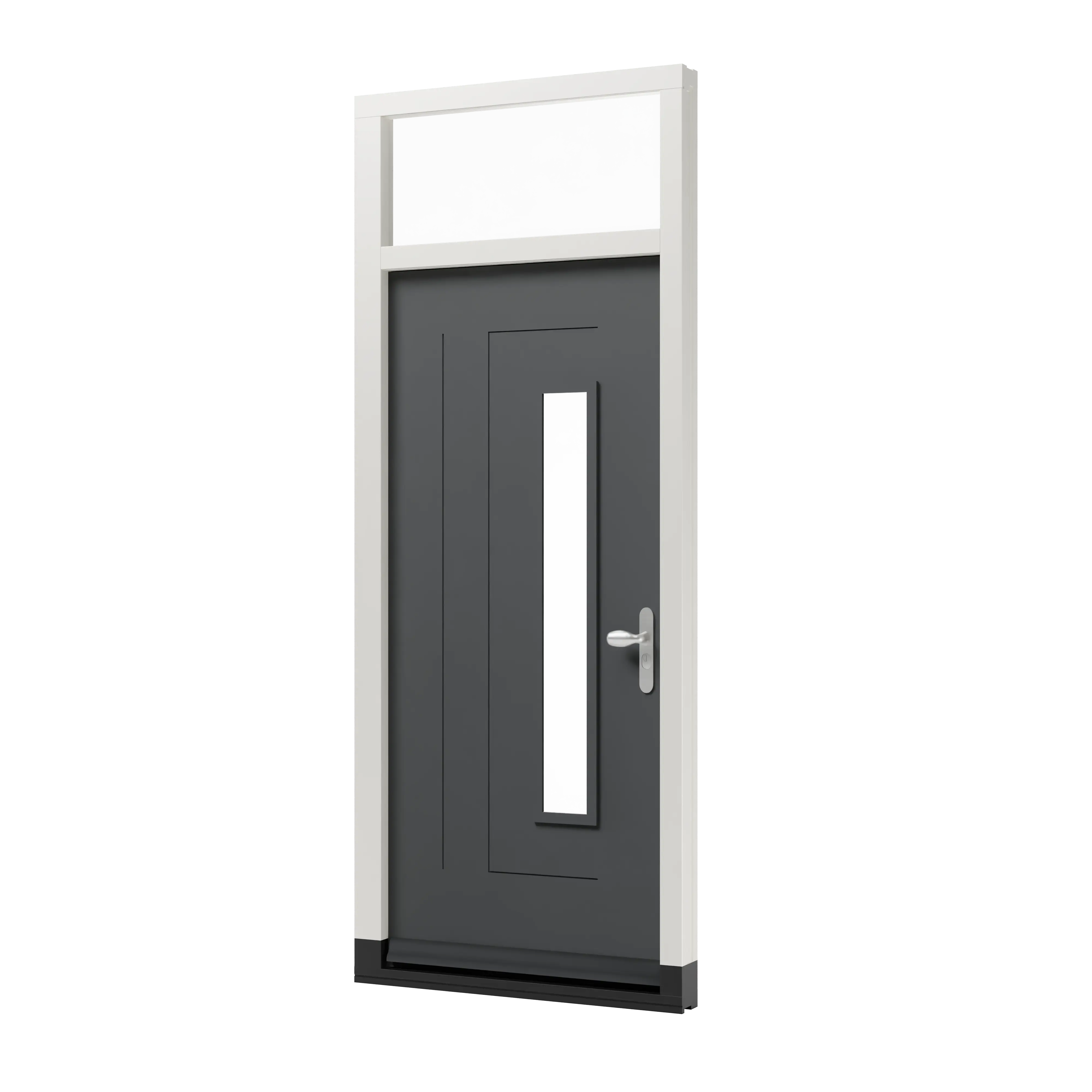 Houten voordeur TH12 met een bovenlicht