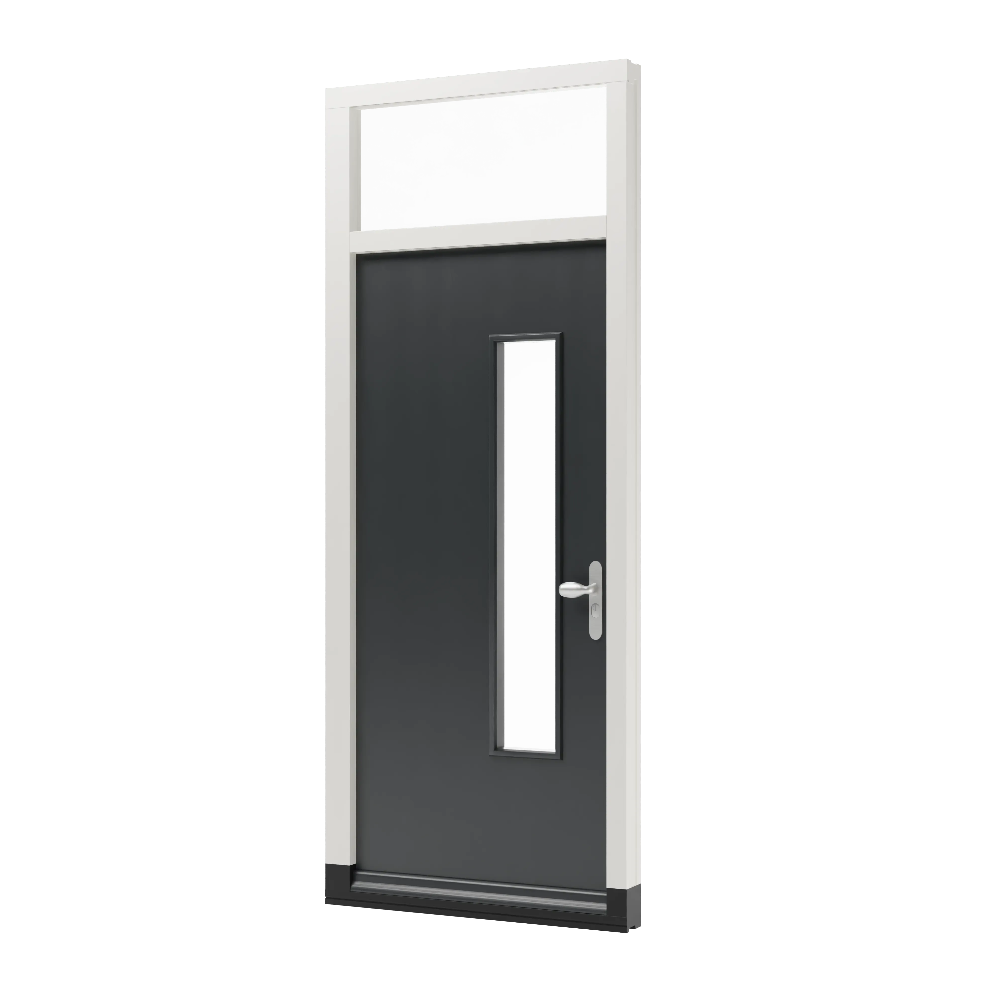 TH03 houten voordeur met een bovenlicht inclusief beslag